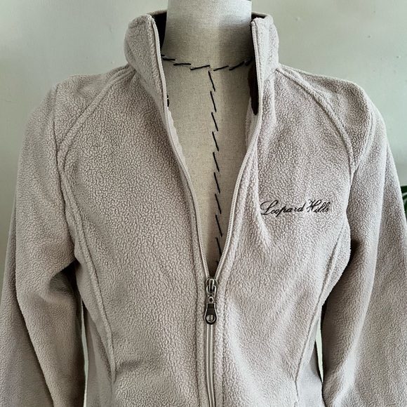 Beige Safari Fleece Jacket | Zippered Top | Adjastable Bottom | 32 US 0-2 - Picture 6 of 7